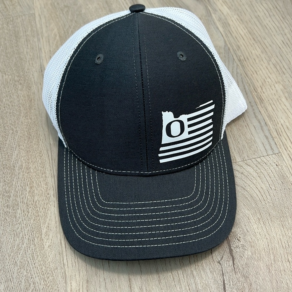 U of O Flag Trucker Hat